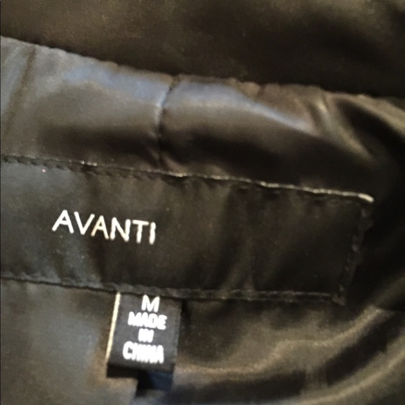 Avanti contemporary leather jacket M vintage - Picture 9 of 10